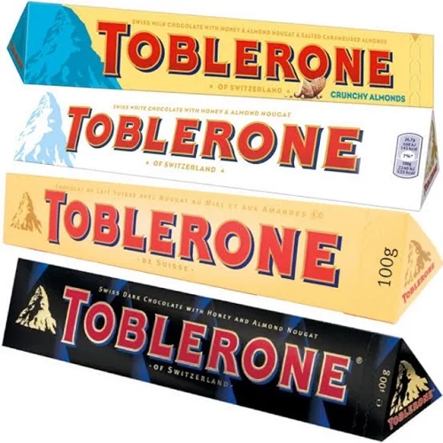 Toblerone 100g / Toblerone Chocolate 100 grams milk and honey