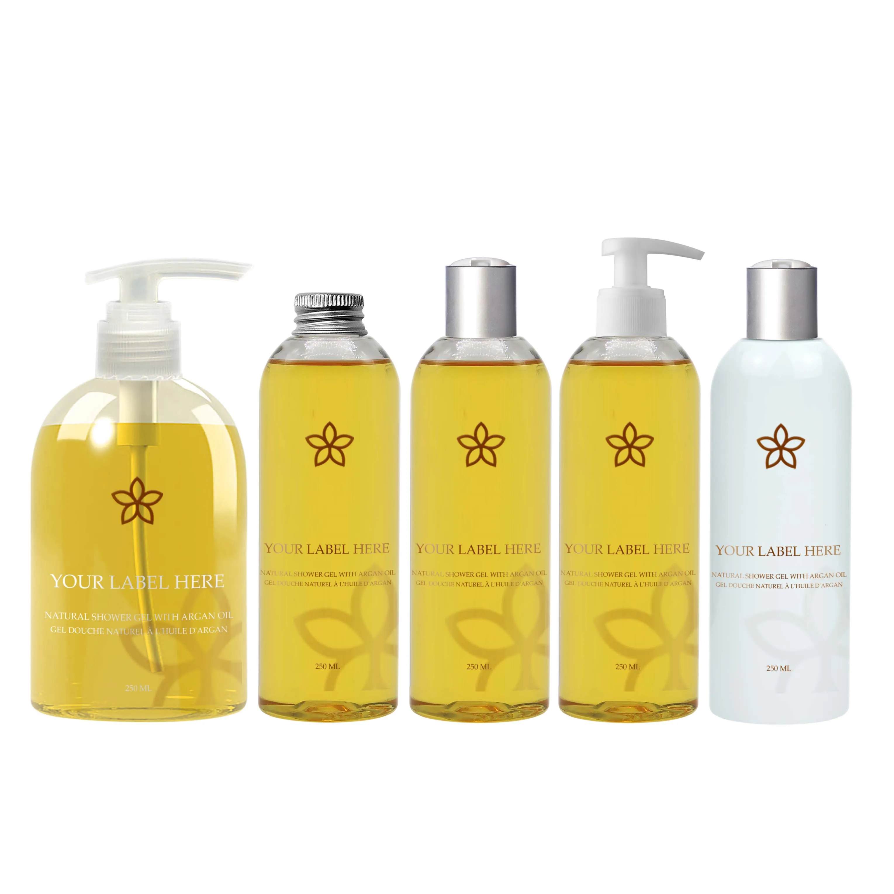 
Wholesale 100% Natural Argan Oil Shower Gel For Body in a Plastic Bottle - Premium Quality 