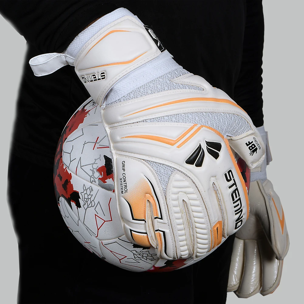  Оптовая продажа для детей и взрослых размер футбольные перчатки вратаря немецкий латексный стиль футбола