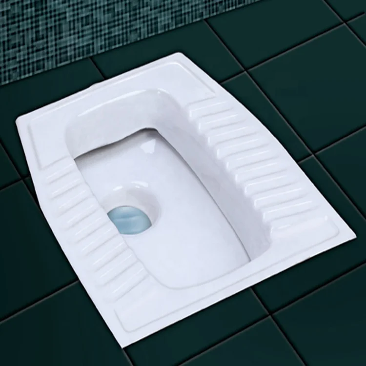  VIstaar Bathroom water closet Eastern pan Commode Ceramic Porcelain Products Export Quality Good Price Range
