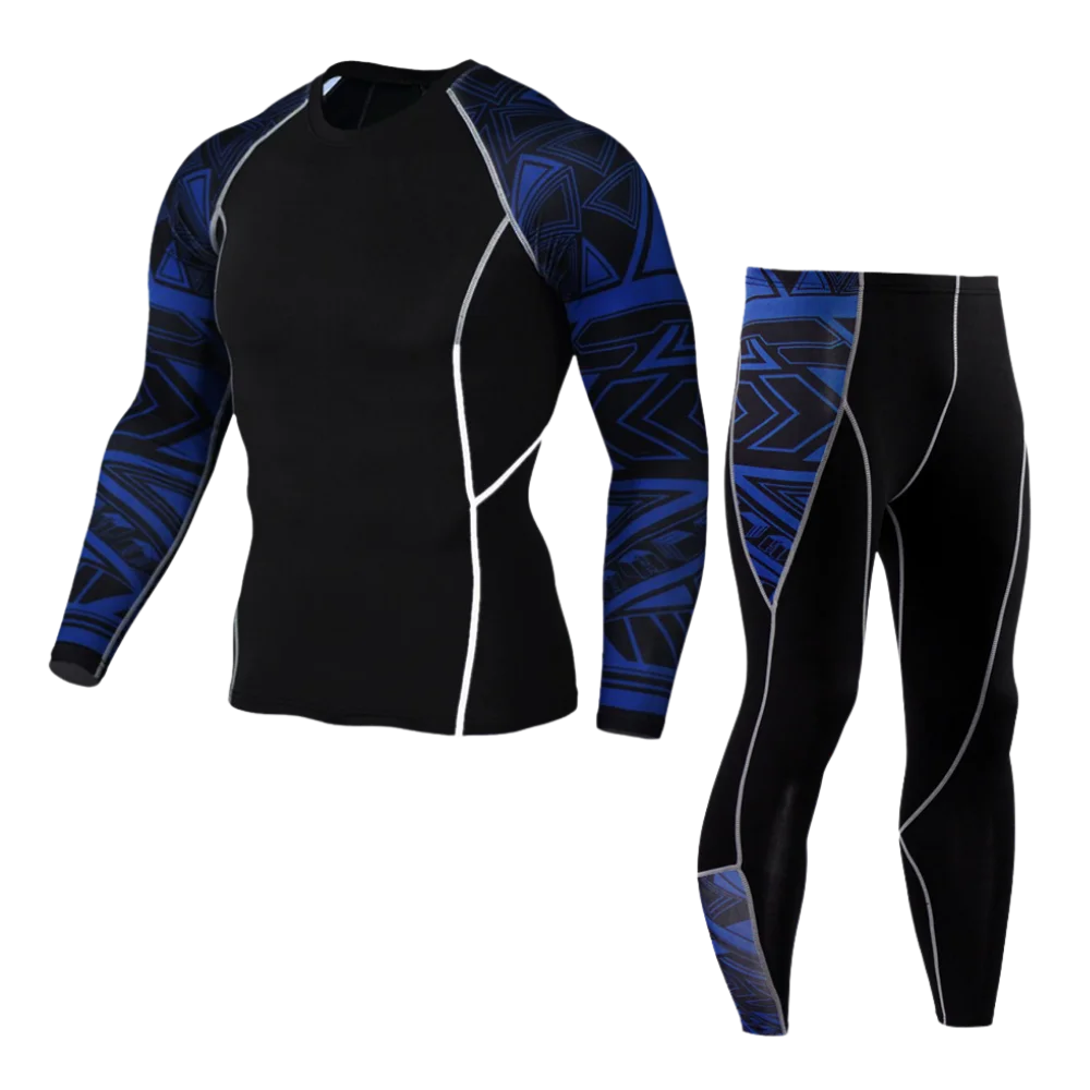 Long Sleeve Mens Rashguard Quick-dry Underwear Compression BJJ Rush Guard for Workout Sports Gym