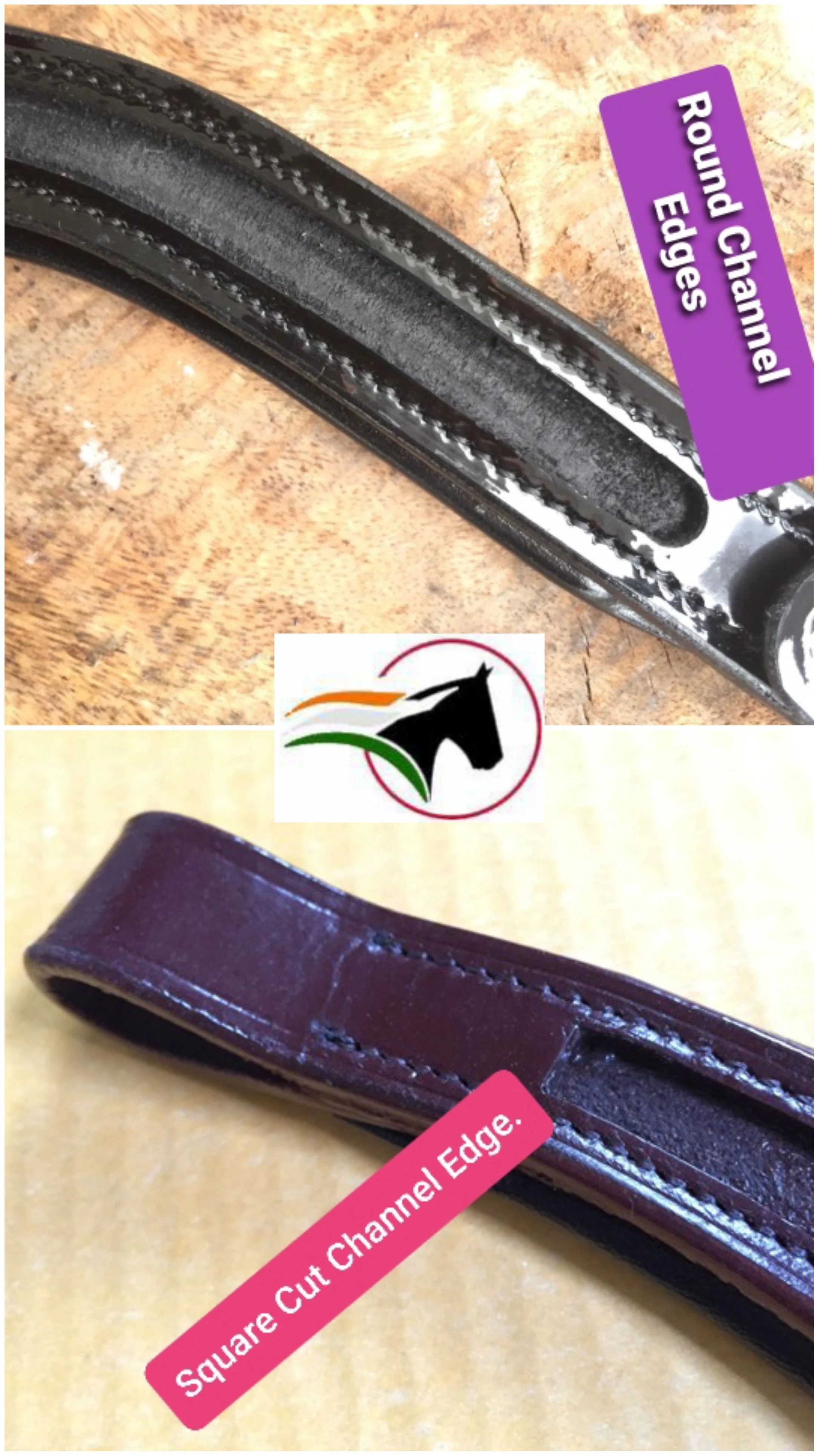 TOP SELLER FASHIONABLE EMPTY CHANNEL BROW BANDS WITH HIGH QUALITY LEATHER FOR HORSE RIDING BRIDLE EQUIPMENT
