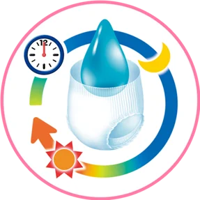 Good breathable sheet Kao Merries baby diapers