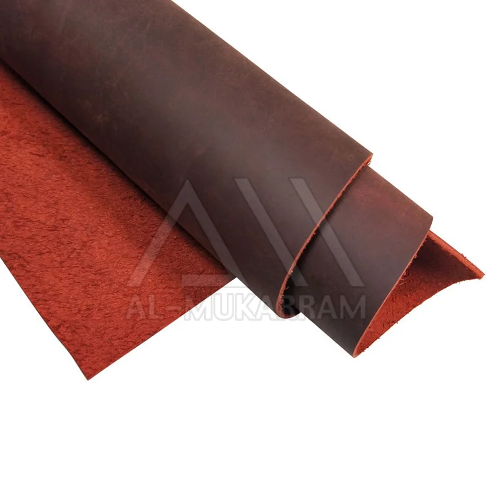 
Full Grain Vegetable Tanned Leather Piece 2.0mm Thickness Genuine Cowhide Leather Skin 