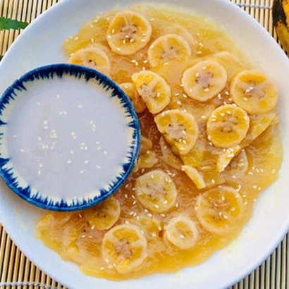 Замороженный банановый торт/BANH CHUOI HAP из Вьетнама WHATSAPP: + 84 845-639-639