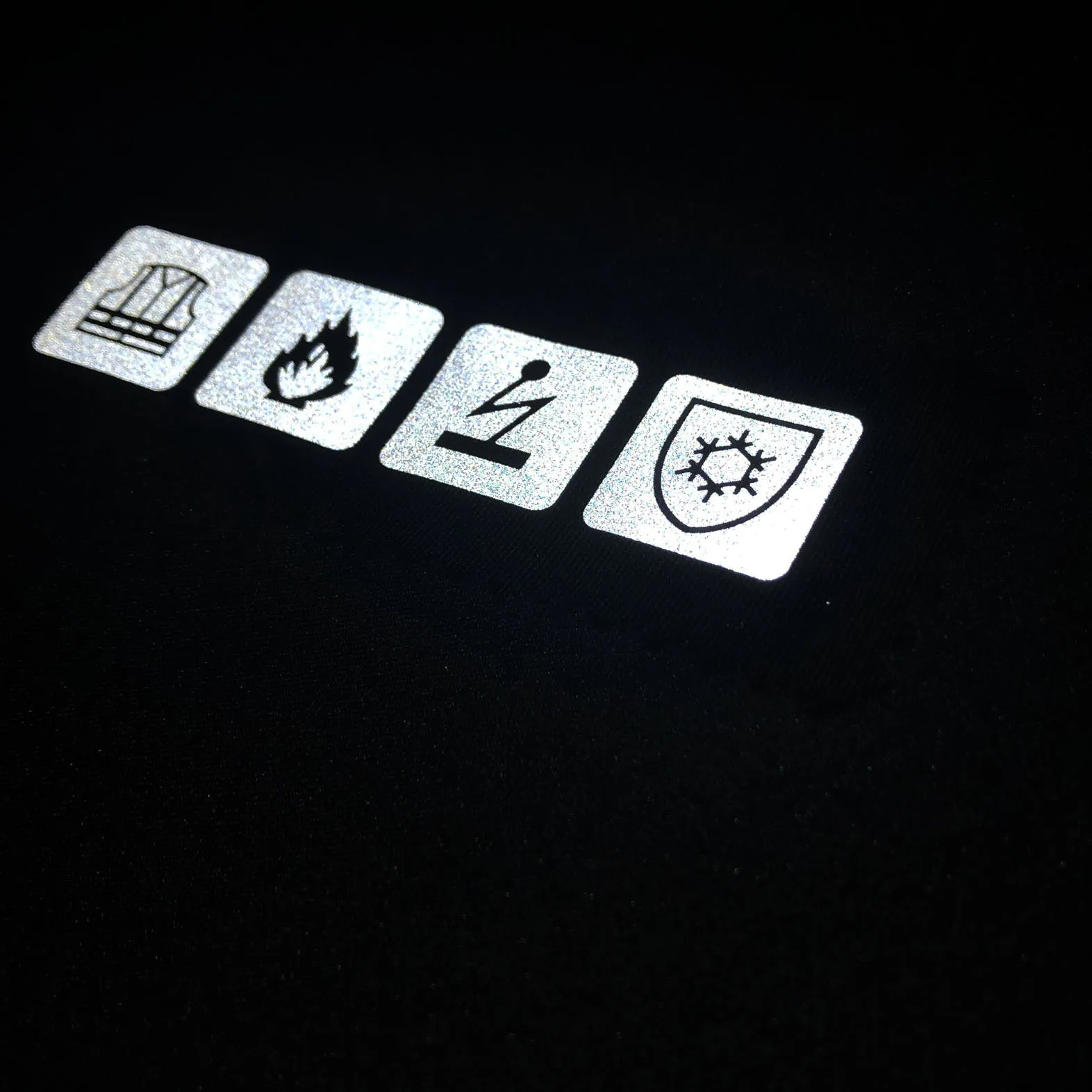 Fire Retardant FR reflective safety clothing and uniforms reflective heat transfer logo