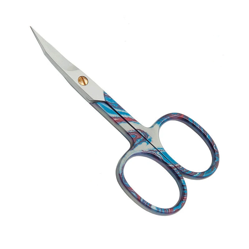 Professional Cuticle Scissors Fine Points Curved and Straight made of Stainless Steel Mirror Satin Sand Finish