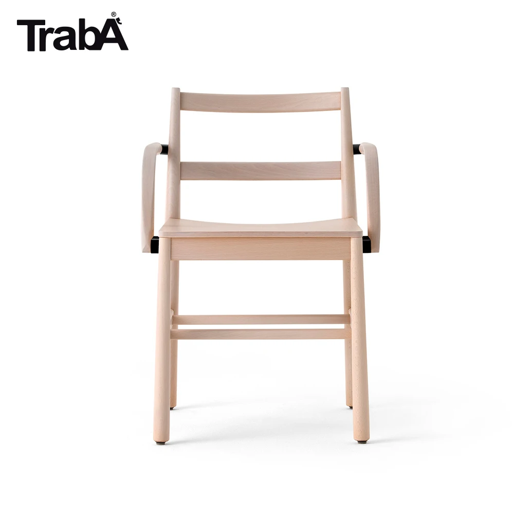 High Quality Armchair solid beechwood dining restaurant bar