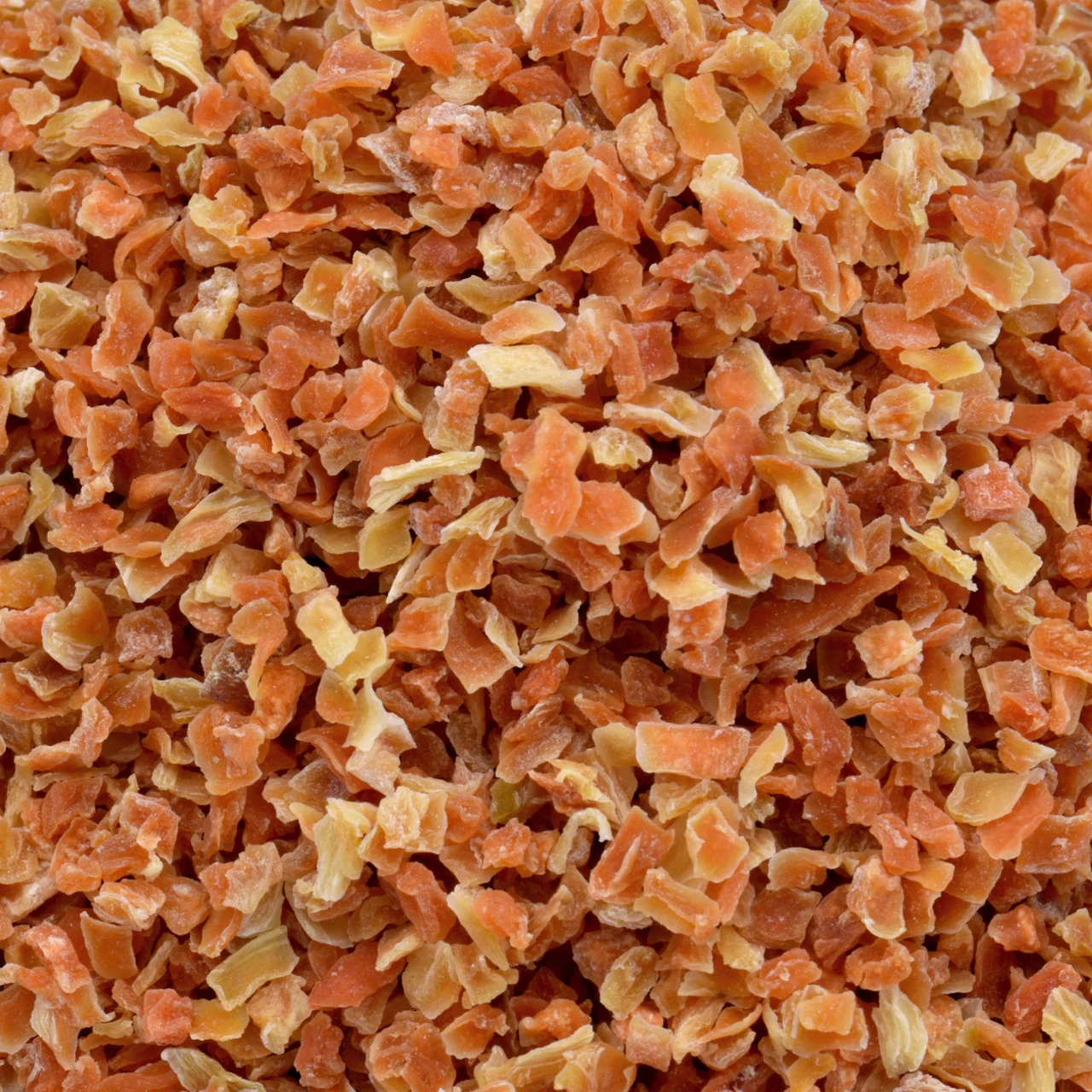 Dried bulk Wholesale Orange dehydrated shredded carrot granules