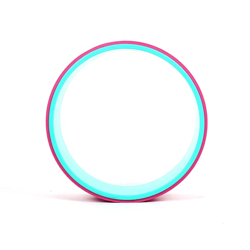 Customize  TPE+ABS Yoga Wheel 33cm Fitness Backbend Roller Dharma  Strong Waterproof Exercise wheel