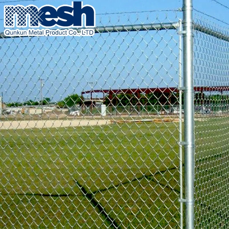 ISO9001 certification PVC coated chain link fence for OEM custom