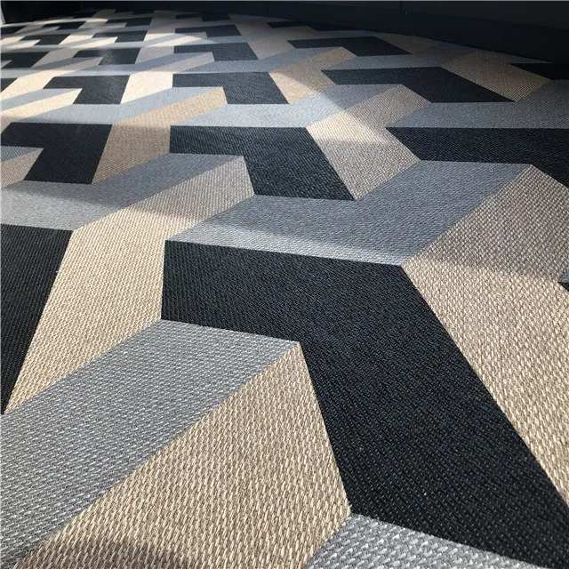 Woven Vinyl Flooring PVC Woven Vinyl Floor/ Carpet
