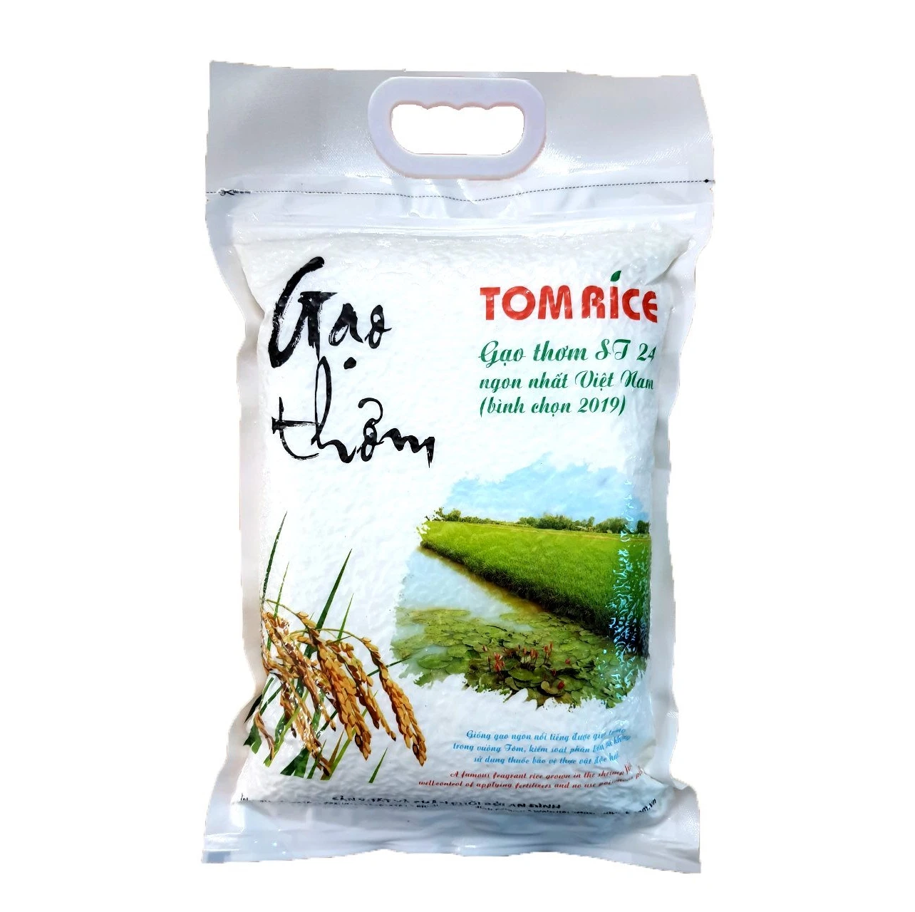 2021 высококачественный 100% органический белый рис с длинным зерном сделанный в Вьетнаме ST24 5% сломанный