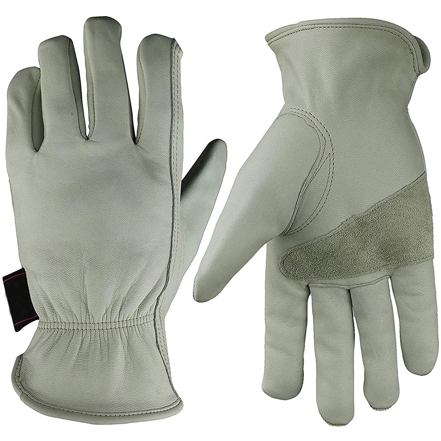 Cow Split Leather Work Gloves Driver Gloves  Truck Warehouse Garden Farm Men Women Outdoor Work Gloves