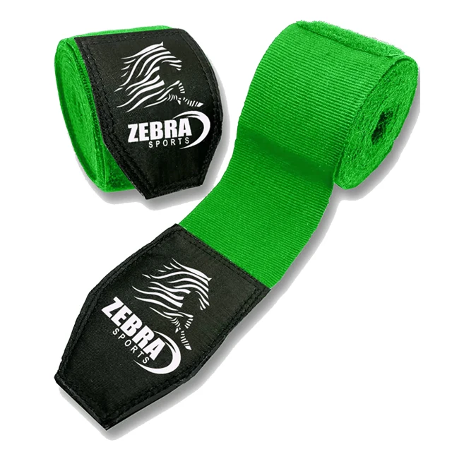Professional Handwraps semi Elastic Hand Wraps with Thumb Loop for Boxing, MMA, Muay Thai and Other Martial Arts 4m Custom Label