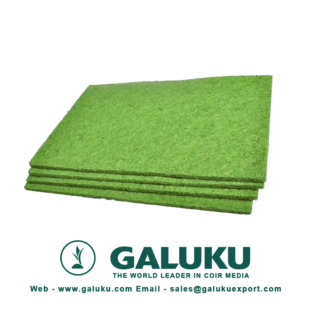 Coir Pads from LK Maximum Width Is 210 Mm Natural Coir Fibre and Rubber Latex