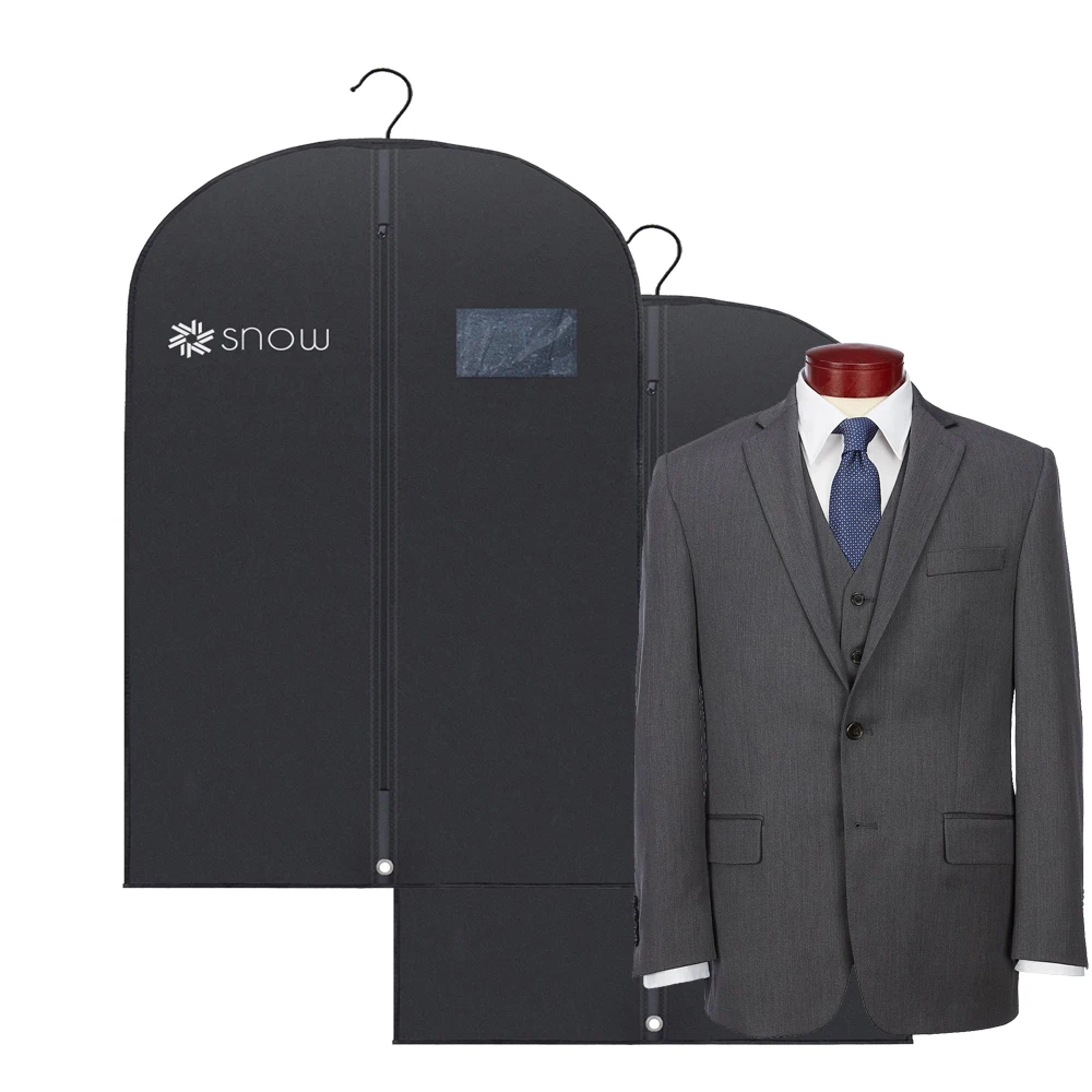 Personalized Custom Fashion Travel Dust Cover Foldable Dress Clothes With Private Logo Garment Bag