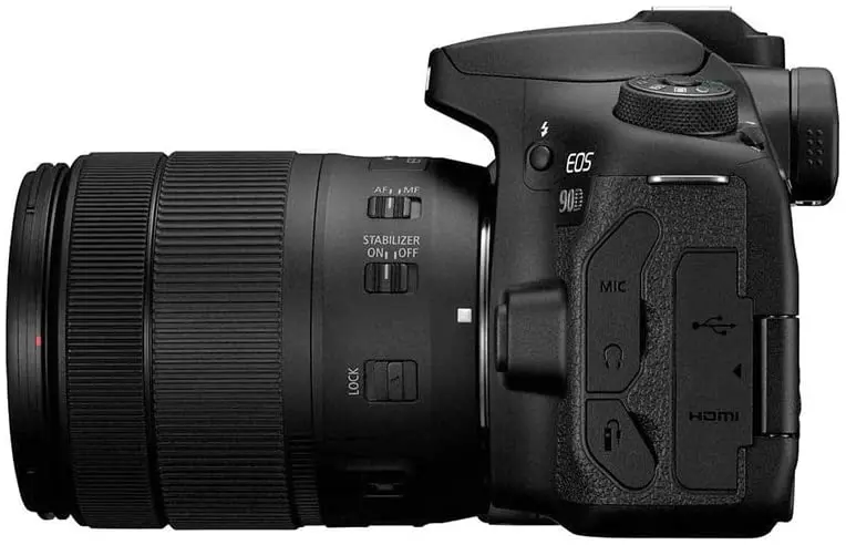 Hot Sales For Canon EOS 90D DSLR Camera w/ 18-55mm Lens Bundle + Canon 75-300mm III Lens, Canon 50mm f/1.8 & 500mm Preset Lens