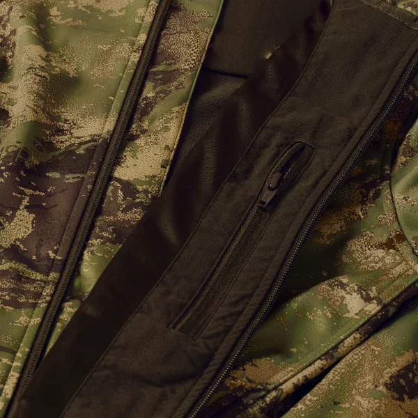 Камуфляжная охотничья куртка Mossy oak с флисовой подкладкой для мужчин, камуфляжная одежда