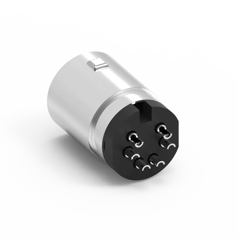 Mini Din 6PIN литой с кабельным разъемом