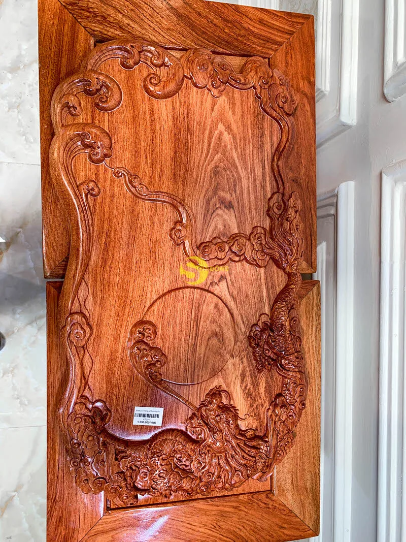 Деревянный чайный поднос Dragon со вкусом