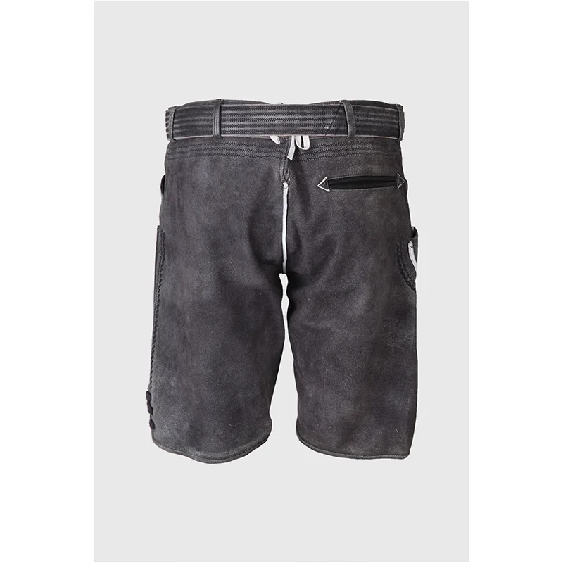 Custom made New Bavarian Oktoberfest Lederhosen German Real Leather with Matching suspenders Short Traditional Pants