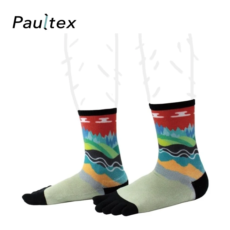 Пользовательские мужские новые 3d печатных носок сепаратор носки