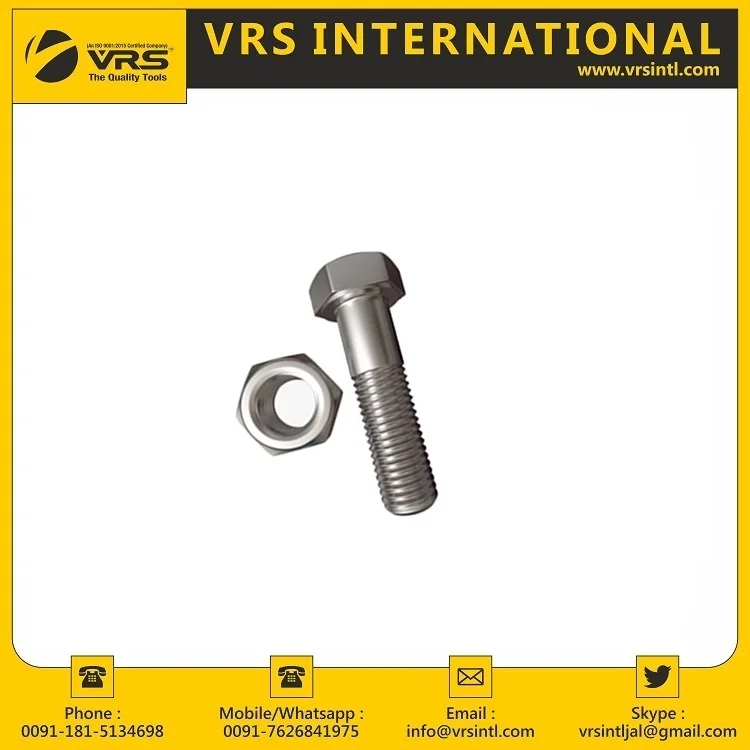Hex Nut and Bolt Manufacturer great price hot sell ready stock sale at low price Good quality factory pricing