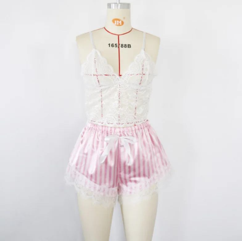 Оптовая продажа, атласные кружевные шелковые короткие комплекты, 3 предмета, халат, ночная одежда, женская одежда для сна