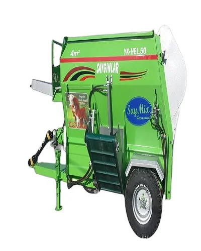 Feed Mixer Tmr Wagon With Back Loader and Oil Tank Cattle Feeder Machine