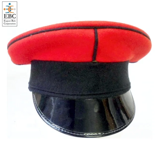 Pakistan OEM High Quality Plain General Uniform Peak Caps Hats Satin Hair Bonnets Satin Designer Bonnet with Logo OEM Customize
