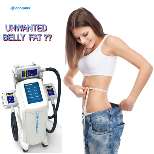 lower temperature machine cryo fat adn cellulite cooling device to reduction stubborn unwannted fat Coolplas