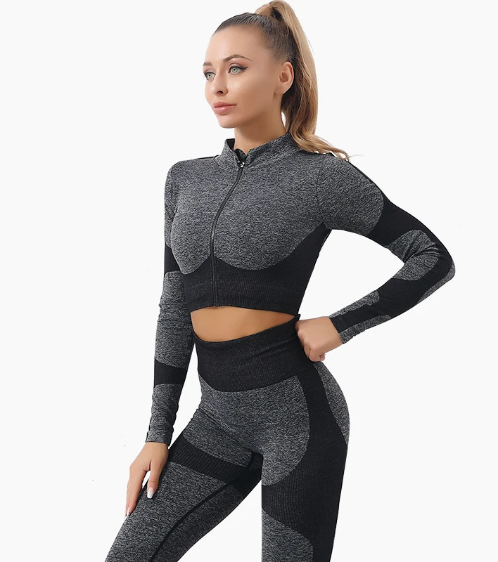 Fitness Wear Yoga Apparels Women Outdoor Seamless Sets Blank Sport Yoga Bra and Leggings Set with Custom Logo