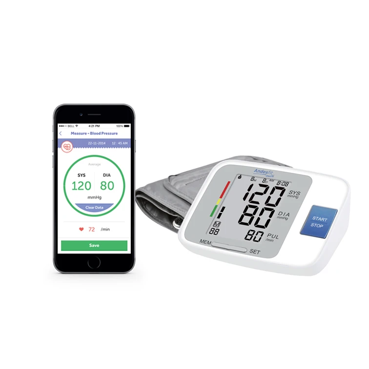 Wireless Arm Type Blood Pressure Monitor easy for integration telemedicine API/SDK  CE