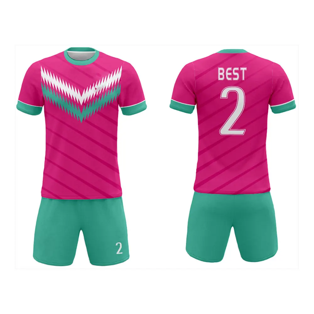 Wholesale Custom Logo Football Jersey Soccer Uniform Your Own Logo Design Men Wear Soccer Uniform Sets