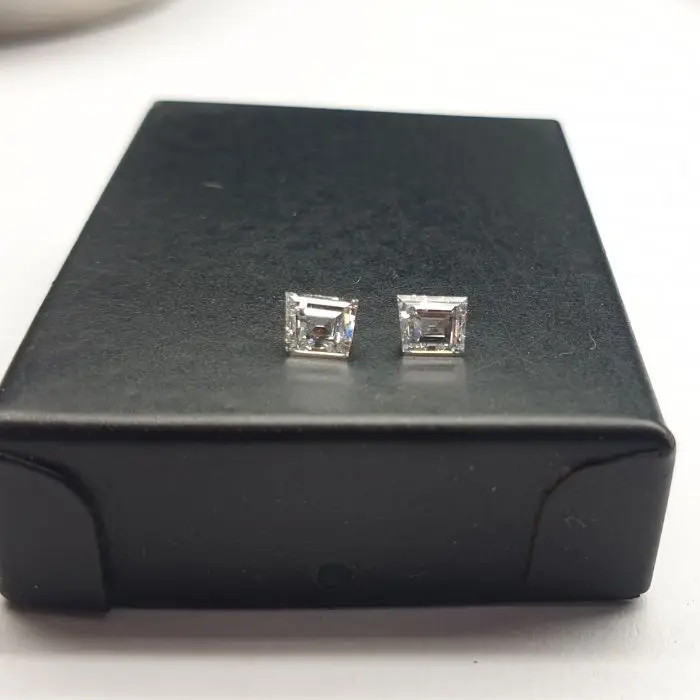 HPHT Diamond 0.20 TO 0.29 Carat I Purity Loose Polished Lab Grown Trapezoid Fancy Shape Diamond Jewelry