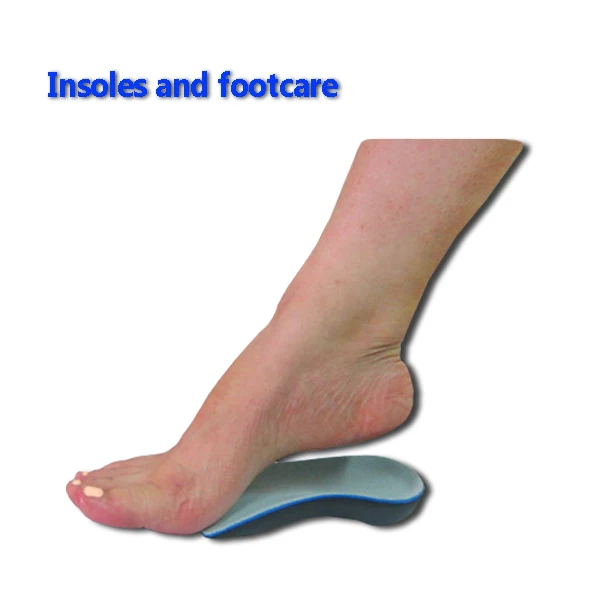 Arch Support Shock Absorption EVA Orthotic Insole, Silicone Pad