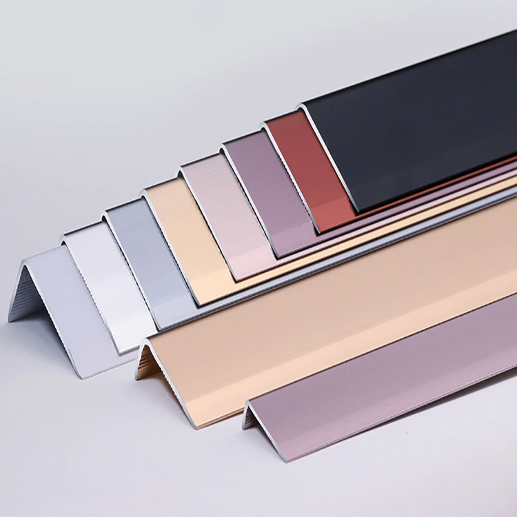 U Shape Brass Trim Accessories Ceramic Tile Corners  For Floor And Wall Edges Decorative Strips Metal Inlay  Free Sample