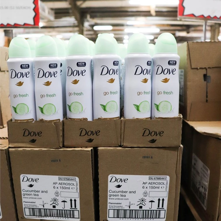 Оригинальный антиперспирантный дезодорант-спрей для тела Dove 150 мл