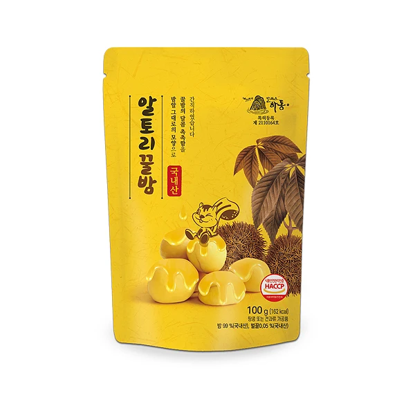 Мороженые грудные орехи (100 г) сухие фрукты закуска Сделано в Корее подходит для детских