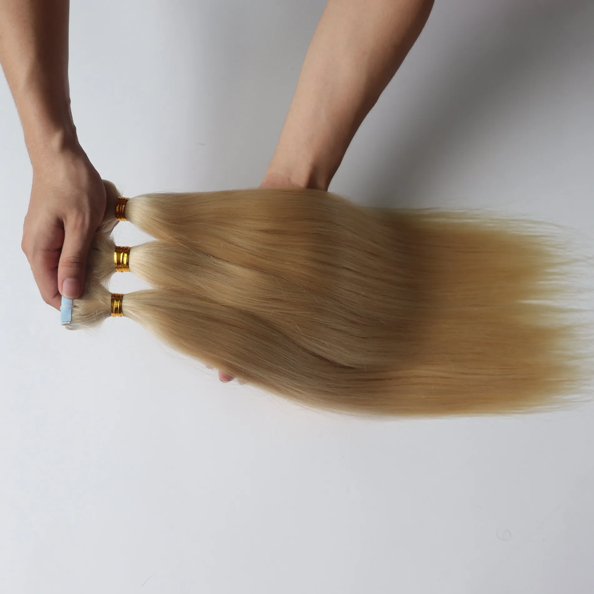 Оптовая цена лента светлого цвета от Kchair вьетнамские человеческие волосы 100% натуральные необработанные лучшее качество с выравненной кутикулой