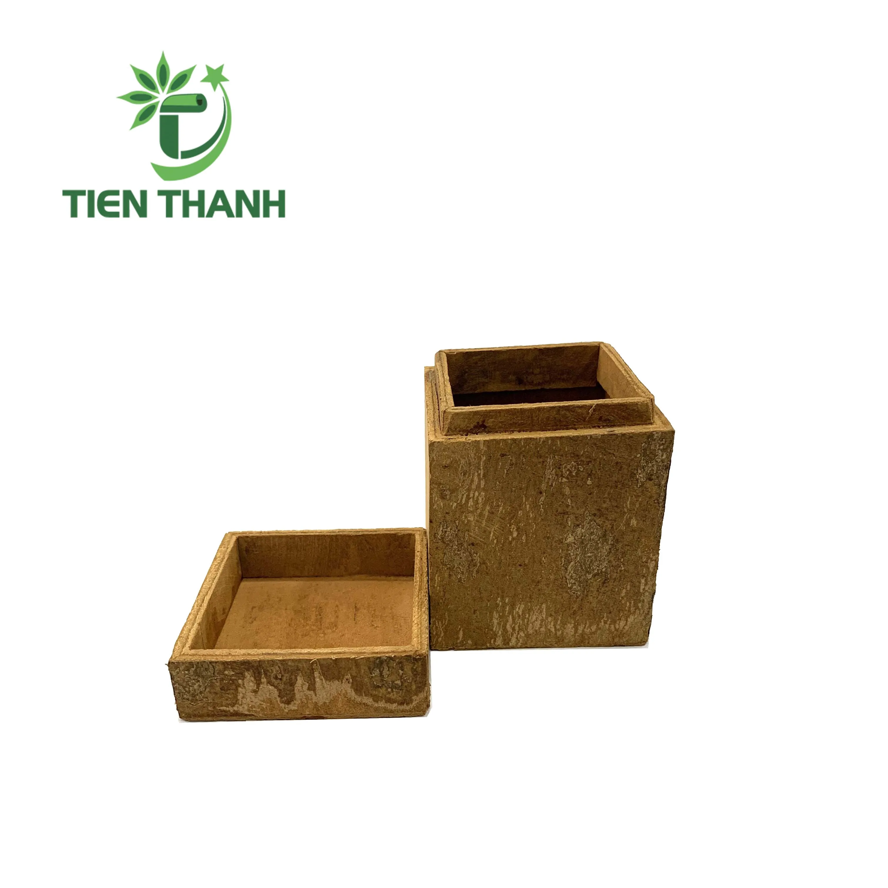 Handicraft Tea and Spices Jar/ Box Size S 250ml Made from Vietnam Cinnamon Bark