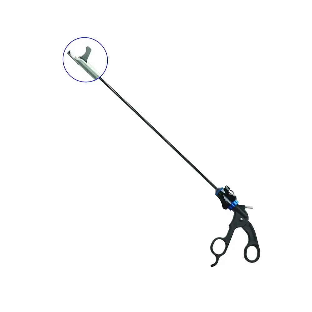 Hook Single Action Scissors Laparoscopic Gynecologic Scissor