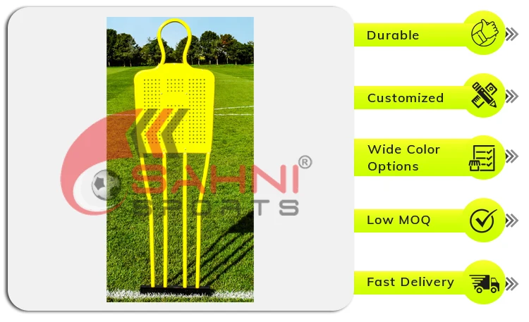 Heavy Duty PVC Construction Soccer Training Equipment Defender Men/ Dummies