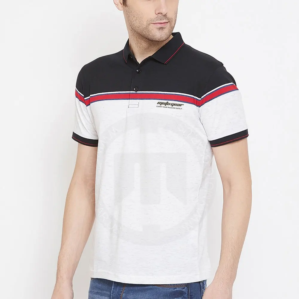 Хлопковые футболки-поло с коротким рукавом и воротником-стойкой