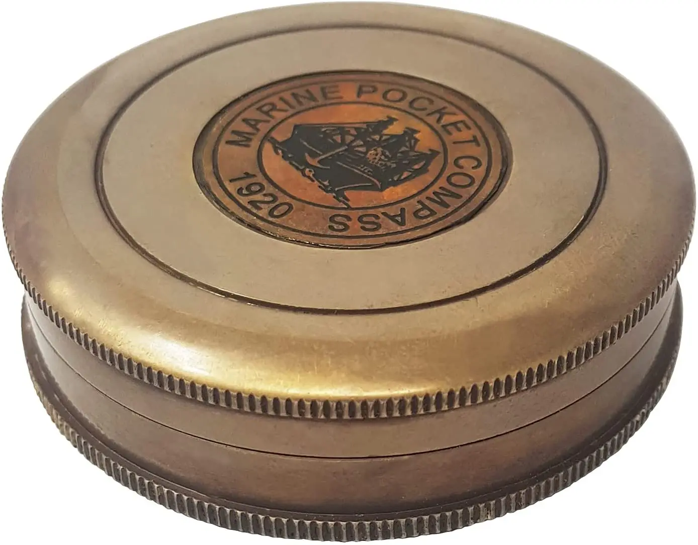 Nautical Antique Brass Poem Compass Indian Handicraft Item