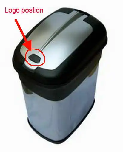 Hand Free Automatic Dust Bin Static Sensor Bin Trash Can