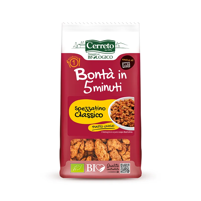 Made in Italy  Organic Classic Stew for microwave ready in 5 minutes 70g Ready to cook meal