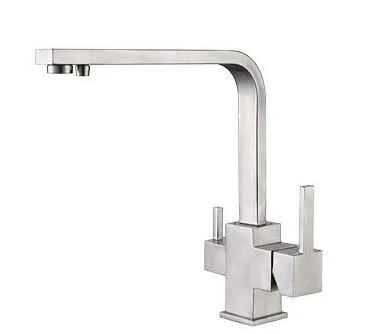 Stainless Steel 3-Way Kitchen Faucet