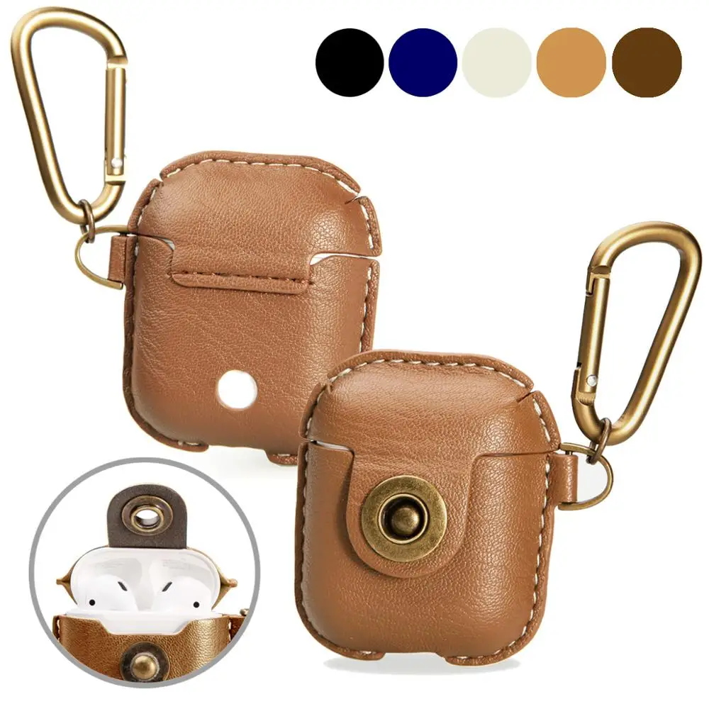 
oem odm case plastic leather PU case for airpod 2 